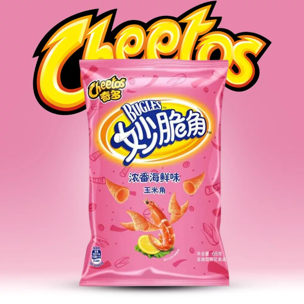 Cheetos Bugles Thick Seafood - Tenger gyümölcsei 60g