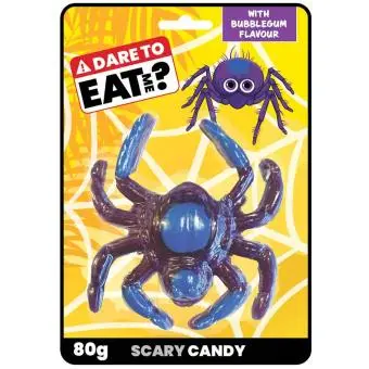 Scary Candy óriás pók és kígyó gumicukor 80g