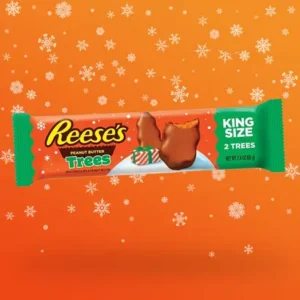 Reeses Trees King Size karácsonyfa formájú mogyoróvajas tejcsokoládé 2db-os 68g